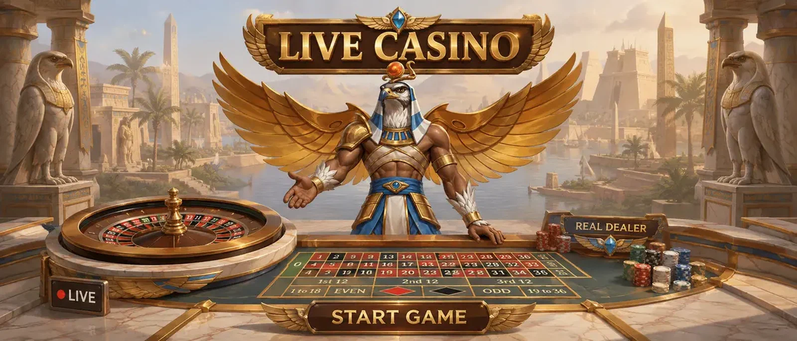 AmunRa Live Casino Tische